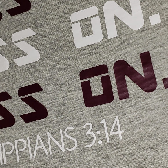 LOV Boutique. PRESS ON Deep V Neck Tshirt - Picture 6 of 8